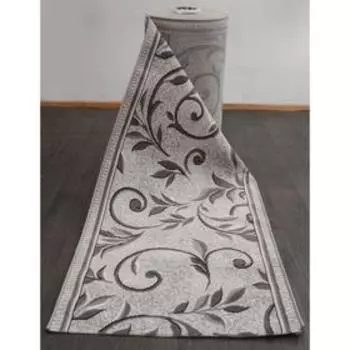 Ковровая дорожка Merinos Silver, размер 100x3000 см, цвет light gray