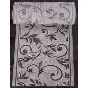 Ковровая дорожка Silver d230, размер 200x3000 см, цвет light gray