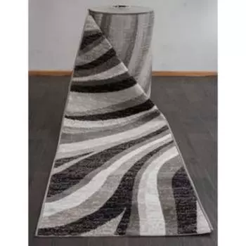 Ковровая дорожка Silver d234, 120x3000 см, цвет gray