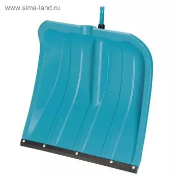 Ковш лопаты пластиковый, 400 435 мм, с пластиковой планкой, голубой, комбисистема GARDENA