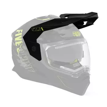 Козырек 509 Delta R4, чёрный, жёлтый камуфляж