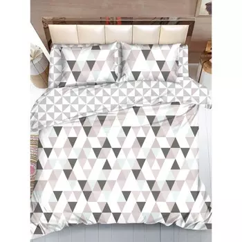 Постельное бельё 1.5 сп Gold Mile, размер 150x215 см, 145x215 см, 70x70 см - 2 шт