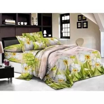 Постельное бельё 1,5 сп, размер 145x210 см, 145x210 см, 70x70 см - 2 шт