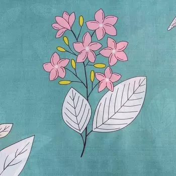 КПБ 1,5сп Экономь и Я "Природа" 143*215см, 145*214см, 50*70см-1шт, 60г/м2, микрофибра