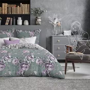 КПБ 2 сп «Лунный свет», размер 160x200+25 см, 215x175 см, 50x70 см-2 шт