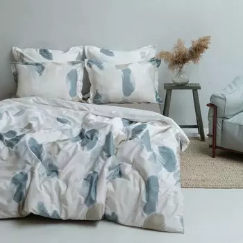 Комплект: пододеяльник с наволочками 2 сп «Мэвис», размер 175х215 см, 50х70 см - 2 шт, цвет серый