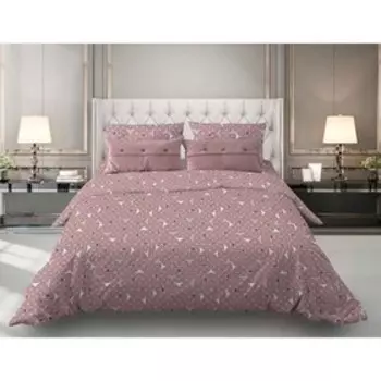 Постельное бельё 2 сп с простынёй на резинке, размер 180x200x20 см, 175x215 см, 70x70 см - 2 шт