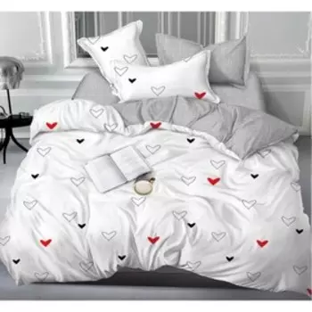 КПБ 2 сп, с европростынёй, размер 220x240 см, 175x215 см, 70x70 см-2 шт 19461