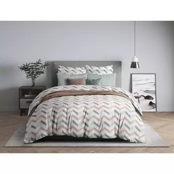 Постельное бельё дуэт Allegra, размер 240х214 см, 143х215 см-2 шт, 50х70 см - 2 шт