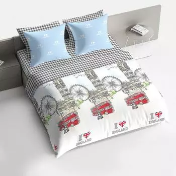 КПБ «Англия», 1,5 сп, размер 150х215 см, 145х215 см, 70х70 см