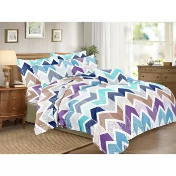 КПБ Art Color дуэт, размер 220x240 см, 145x215 см, 2 шт. 50x70 см, 2 шт. 70x70 см, 2 шт.