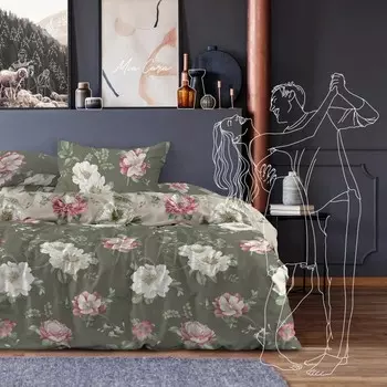 КПБ «Cameo» 2 сп, размер 220x200 см, 215x175 см, 70x70 см-2 шт.