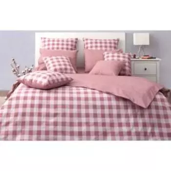 Постельное бельё 1.5 сп «Дерби марсала», размер 180x220 см, 145x210 см, 70x70 см - 2 шт