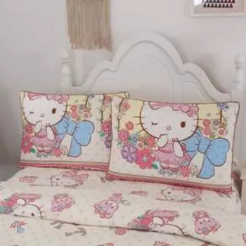 Постельное бельё 1,5 сп «Китти», размер 160х230 см, 160х220 см, 50х70 см