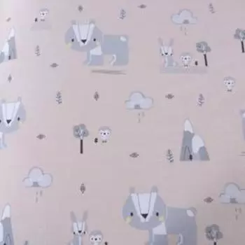 Постельное бельё 1,5 сп «Лунный заяц», размер 160х230 см, 160х220 см, 50х70 см