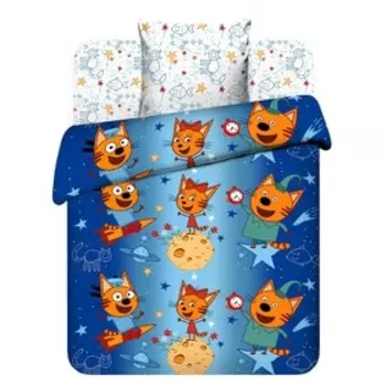 КПБ детское «Космические сны», размер 150х214 см, 145х215 см, 70х70 см