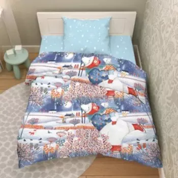 Постельное бельё детское «Медведица», размер 150х214 см, 145х215 см, 70х70 см