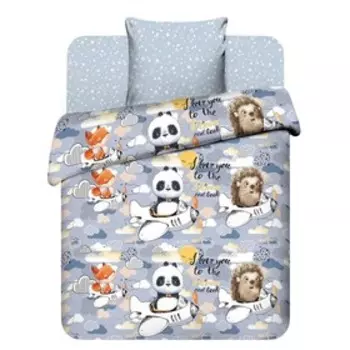 КПБ детское «Полеты во сне», размер 150х214 см, 145х215 см, 70х70 см