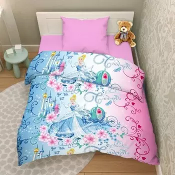 КПБ детское «Прекрасная Золушка», размер 150х214 см, 145х215 см, 70х70 см