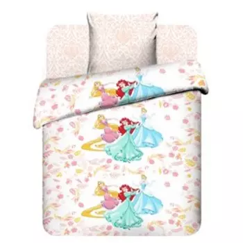 Постельное бельё детское «Прекрасные принцесы», размер 150х214 см, 145х215 см, 70х70 см