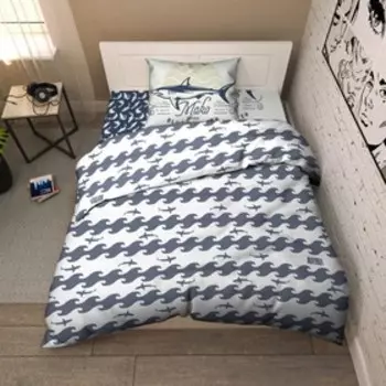 Постельное бельё детское «Тихая гавань», размер 150х214 см, 145х215 см, 70х70 см