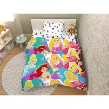 КПБ детское «Волшебные принцессы», размер 150х214 см, 145х215 см, 70х70 см