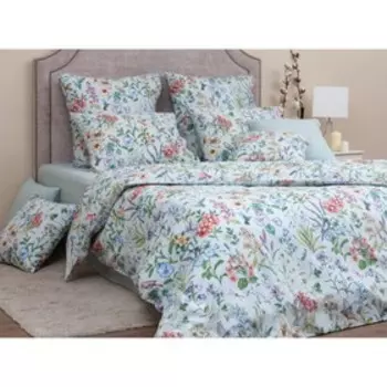 Постельное бельё евро «Амели полынь», размер 220x240 см, 210x225 см, 70x70 см - 2 шт, 50x70 см - 2 шт