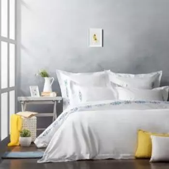 КПБ евро «Грета», размер 220x240 см, 200x220 см, 50x70 см-2 шт, 70x70 см-2 шт , цвет белый