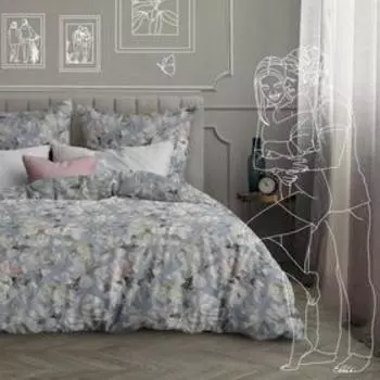 КПБ евро «Прикосновение весны», размер 220x240 см, 220x215 см, 70x70 см-2 шт