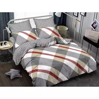 Постельное бельё евро Couture, размер 215x240 см, 200x220 см, 50x70 см - 2 шт, 70x70 см - 2 шт