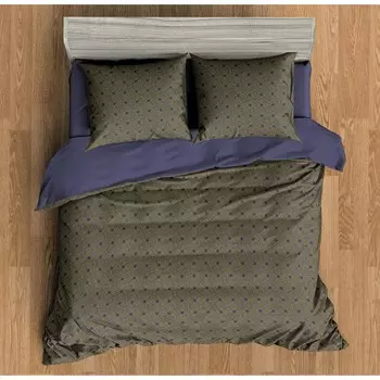 Постельное бельё евро Shine Basket, размер 200x210 см, 200x215 см, 70x70 см - 2 шт.