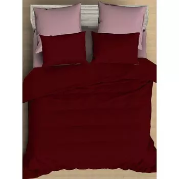 Постельное бельё евро Garnet, размер 215x240 см, 200x220 см, 50x70 см - 2 шт, 70x70 см - 2 шт