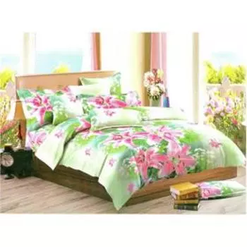 Постельное бельё евро, размер 220x240 см, 200x220 см , 70x70 см - 2 шт