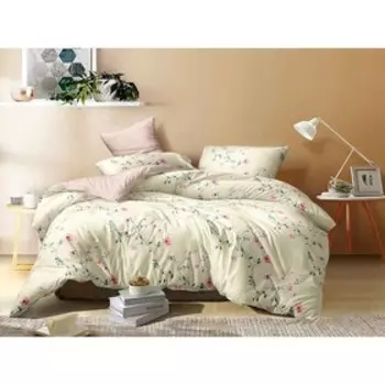 Постельное бельё евро, размер 220x240 см, 200x220 см, 70x70 см - 2 шт