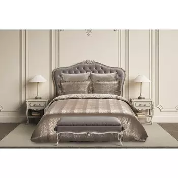 Постельное бельё евро Forte, размер 240x260 см, 205x225 см, 50x70 см - 2 шт 70x70 см - 2 шт