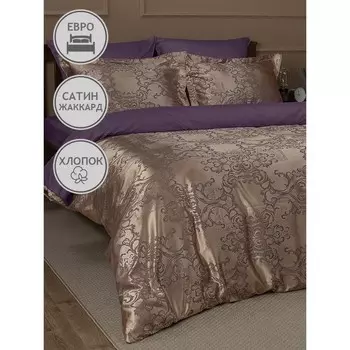 Постельное бельё евро Bizzaro, размер 240x260 см, 205x225 см, 50x70 см - 2 шт 70x70 см - 2 шт