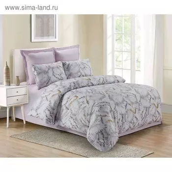 Постельное бельё евро «Фаер», размер 230 × 250 см, 200 × 220 см, 50 × 70 см - 2 шт, 70 × 70 см - 2 шт