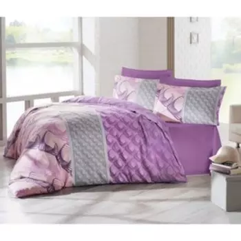 КПБ Festa евро, 240х260 см, 200х220 см, 50х70 см-4 шт., цвет лаванда, сатин