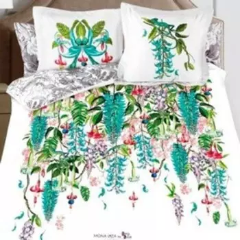 КПБ Jade евро, размер 240 х 260 см, 200 х 220 см, 50 х 70 см, 70 х 70 см по 2 шт., сатин