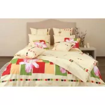 Постельное бельё 1.5 сп «Каттлея», размер 180x220 см, 145x210 см, 50x70 см - 2 шт