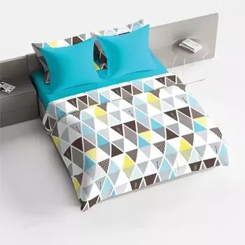 КПБ «Леонардо» евро, размер 215 x 220 см, 205 x 215 см, 70 x 70 см - 2 шт.