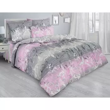 Постельное бельё 1,5 сп Lilac mist, размер 150х214 см, 143х215 см, 70х70 см - 2 шт