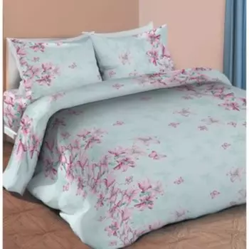 КПБ «Лилии» 1,5 сп, 150x214 см, 143x217 см, 70х70 см - 2 шт