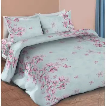 КПБ «Лилии» 1,5 сп, 150x214 см, 143x217 см, 70х70 см - 2 шт