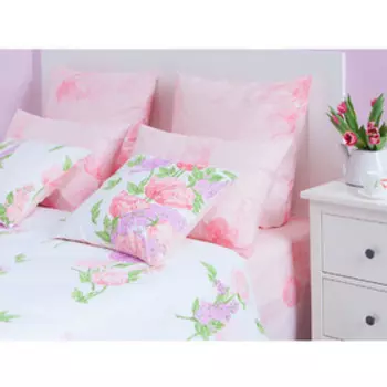 Постельное бельё 1.5 сп «Линда», размер 156x220 см, 140x205 см, 70x70 см - 2 шт