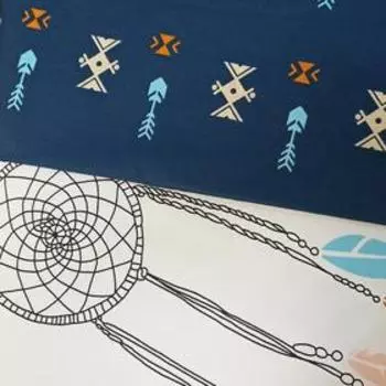 Постельное бельё евро «Ловец снов», размер 220х215 см, 205х215 см, 70х70 см - 2 шт