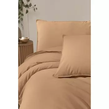 КПБ Natural Stone Washed, размер 160х240 см, 160х220 см, 50х70 см, цвет горчичный