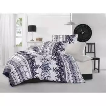 КПБ Navi евро, размер 240 x 260 см, 200 x 220 см, 50 x 70 + 5 см - 2 шт., 50 x 70 - 2 шт., цвет голубой