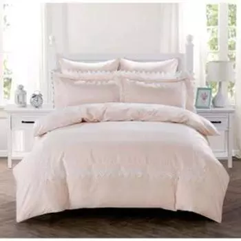 КПБ Neli евро, размер 240 x 260 см, 200 x 220 см, 50 x 70 см - 2 шт., 70 x 70 см - 2 шт., цвет пудровый