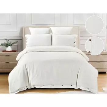 Постельное бельё Organic Cotton евро, размер 180x200x25 см, 200x220 см, 50x70 см - 2 шт, 70x70 см - 2 шт